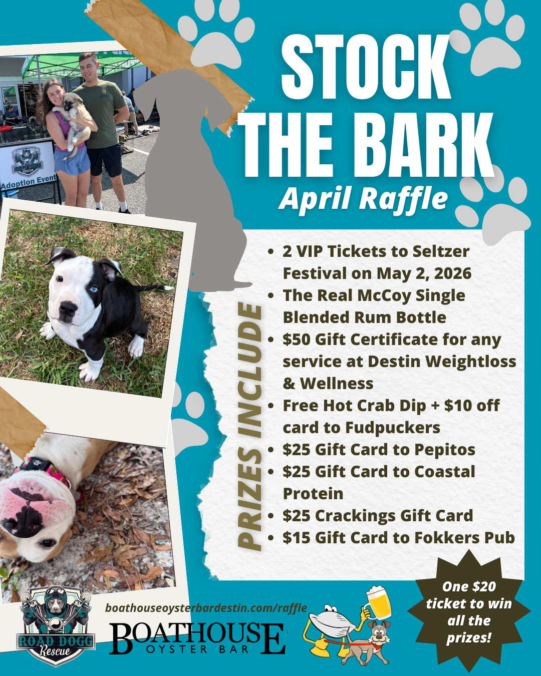 April Stock The BarK Raffle