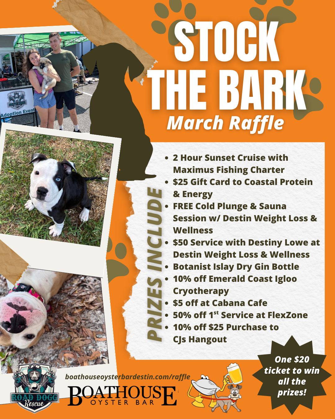 March Stock The BarK Raffle