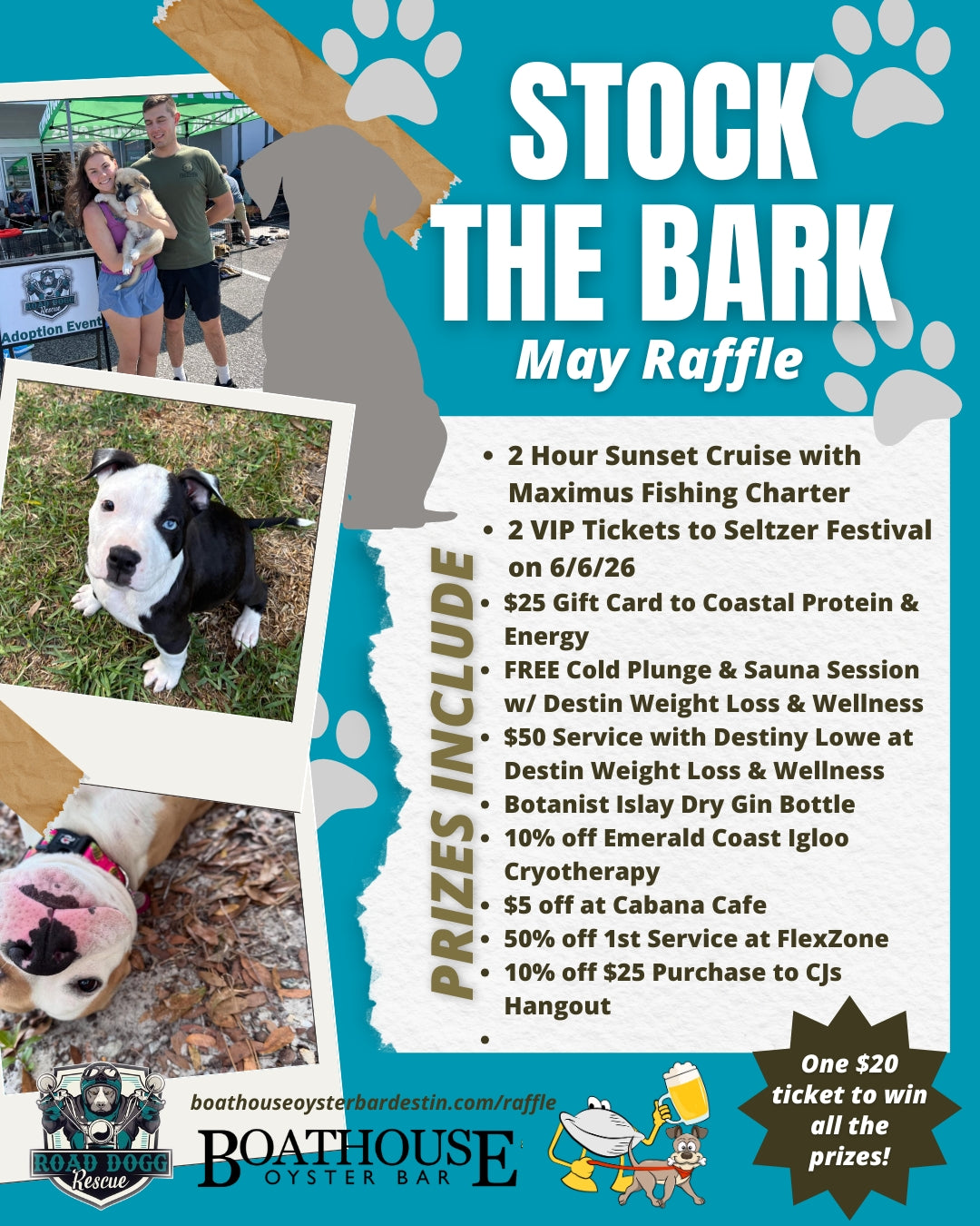 May Stock The BarK Raffle